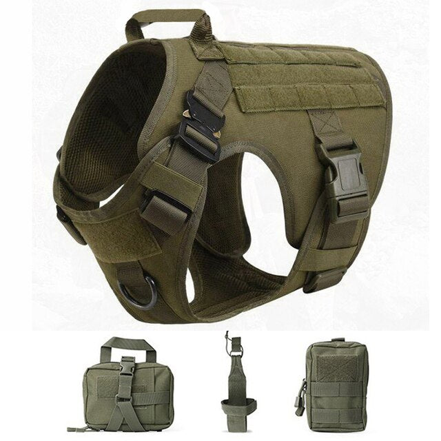 Tactical No Pull Dog Harness