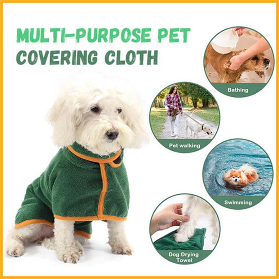 Super Absorbent Dog Bathrobe